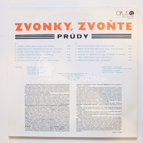 Prúdy ‎– Zvoňte, Zvonky - Image 2