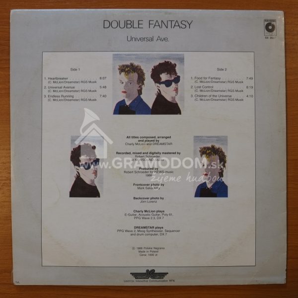 Double Fantasy ‎– Universal Ave. - Image 2