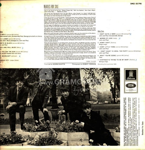 The Beatles ‎– Beatles For Sale - Image 2